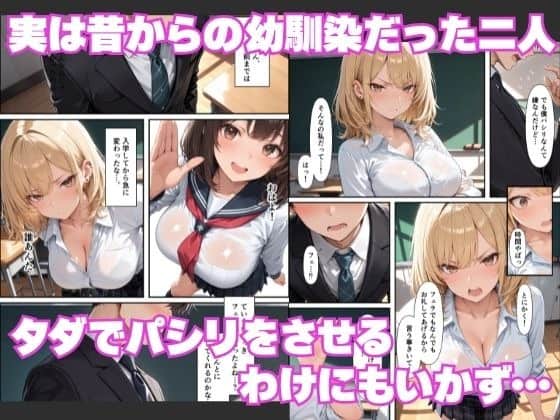 金髪ギャルが幼馴染の男子と教室で向き合い、ただのパシリではない関係へ揺れ始める